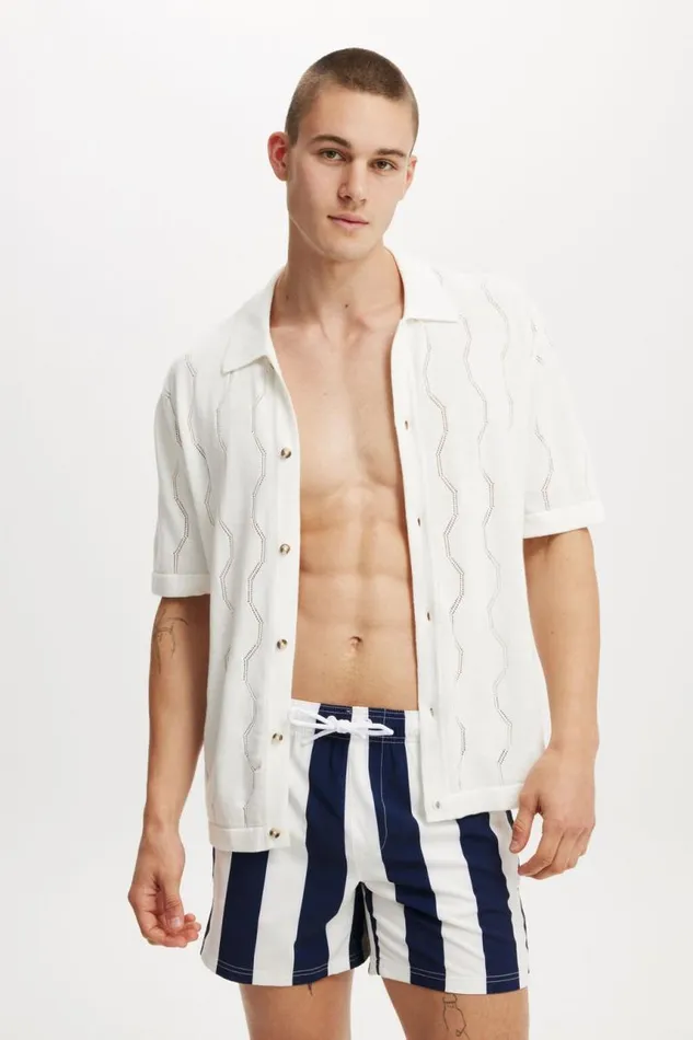Cotton On Shorts Stretch Swim Short Navy Resort Stripe 8211 Men Cotton On Shorts Stretch Swim Short Navy Resort Stripe 8211 Men