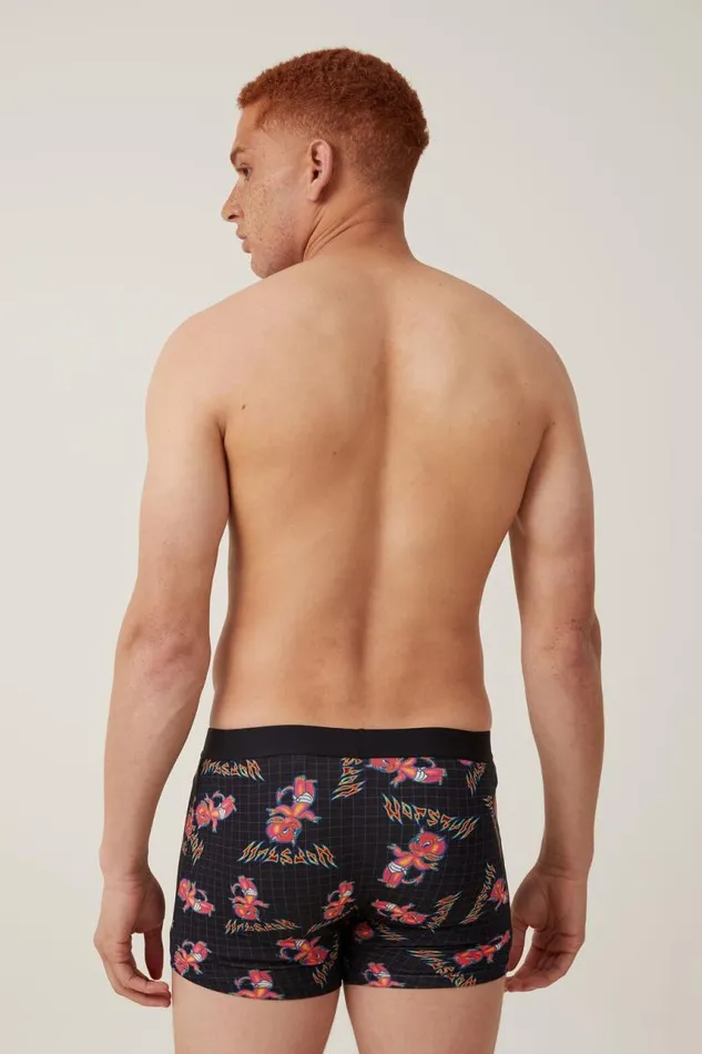 Cotton On Socks and Underwear Mens Special Edition Trunks Lcn Uni Blackhot Stuff Chrome 8211 Men Cotton On Socks and Underwear Mens Special Edition Trunks Lcn Uni Blackhot Stuff Chrome 8211 Men