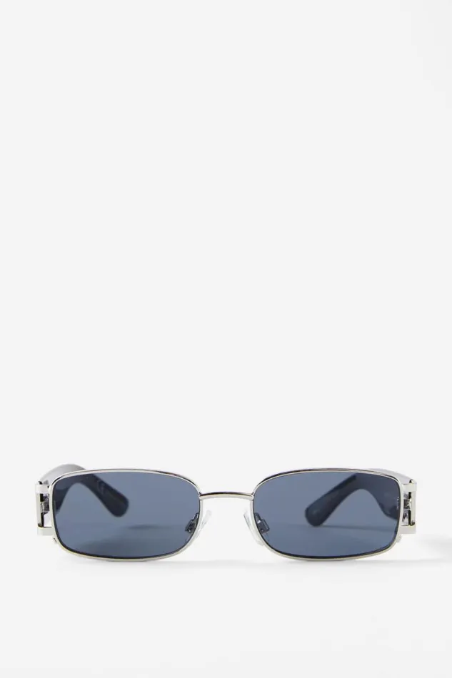 Cotton On Sunglasses Harriet Metal Sunglasses Silverblack 8211 Women