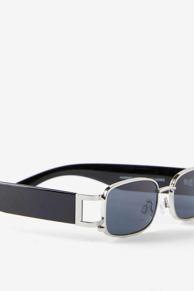 Cotton On Sunglasses Harriet Metal Sunglasses Silverblack 8211 Women