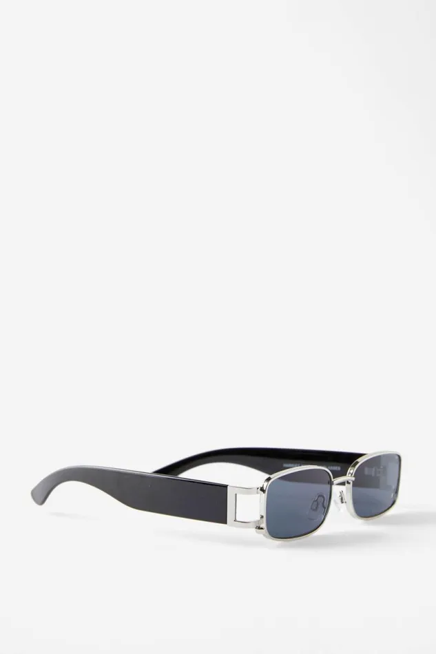 Cotton On Sunglasses Harriet Metal Sunglasses Silverblack 8211 Women
