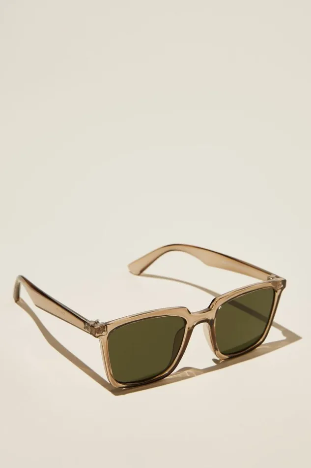 Cotton On Sunglasses Newtown Sunglasses Brown Crystal Dark Green 8211 Men Cotton On Sunglasses Newtown Sunglasses Brown Crystal Dark Green 8211 Men