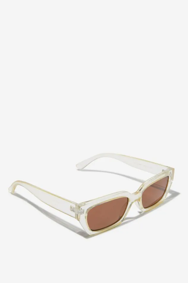 Cotton On Sunglasses The Razor Sunglasses Butter Crystalbrown 8211 Men Cotton On Sunglasses The Razor Sunglasses Butter Crystalbrown 8211 Men