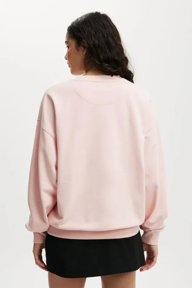 Cotton On SweatersandCardigans Classic Graphic Crew Sweatshirt Fraise Rose Quartz 8211 Women Cotton On SweatersandCardigans Classic Graphic Crew Sweatshirt Fraise Rose Quartz 8211 Women