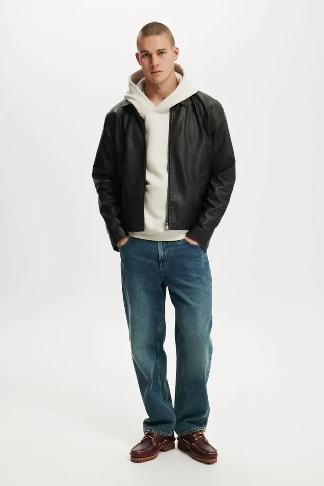 Cotton On Sweats and Hoodies Box Fit Hoodie Bone 8211 Men Cotton On Sweats and Hoodies Box Fit Hoodie Bone 8211 Men