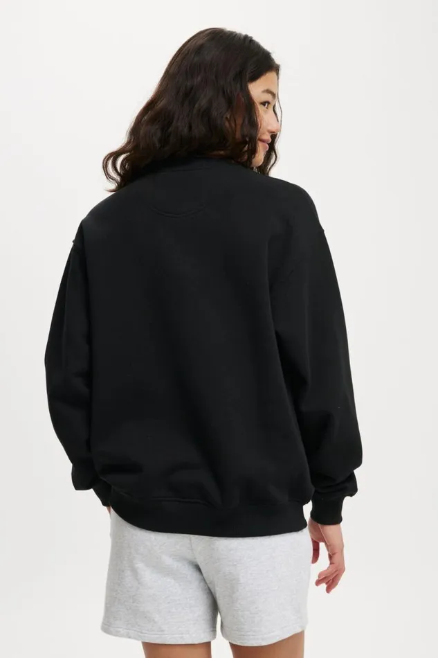 Cotton On SweatsandHoodies Classic Fleece Crew Sweatshirt Black 8211 Women Cotton On SweatsandHoodies Classic Fleece Crew Sweatshirt Black 8211 Women