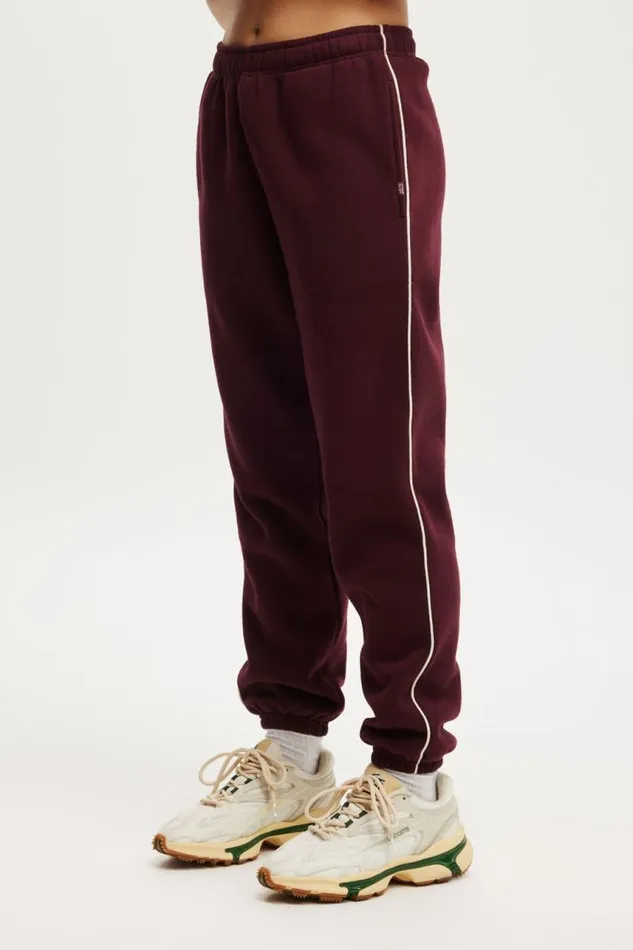 Cotton On SweatsandHoodies Plush Essential Gym Sweatpant Dark Oakcoconut Milk 8211 Women