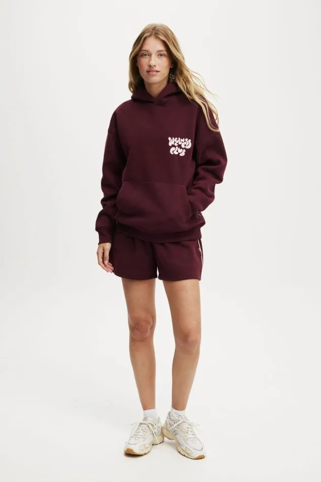 Cotton On SweatsandHoodies Plush Premium Graphic Hoodie Dark Oakwellness Club Cherry Dream 8211 Women Cotton On SweatsandHoodies Plush Premium Graphic Hoodie Dark Oakwellness Club Cherry Dream 8211 Women