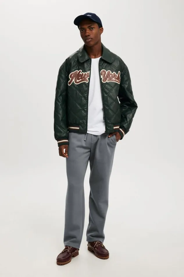 Cotton On Sweats and Hoodies Relaxed Track Pant Slate Stone 8211 Men