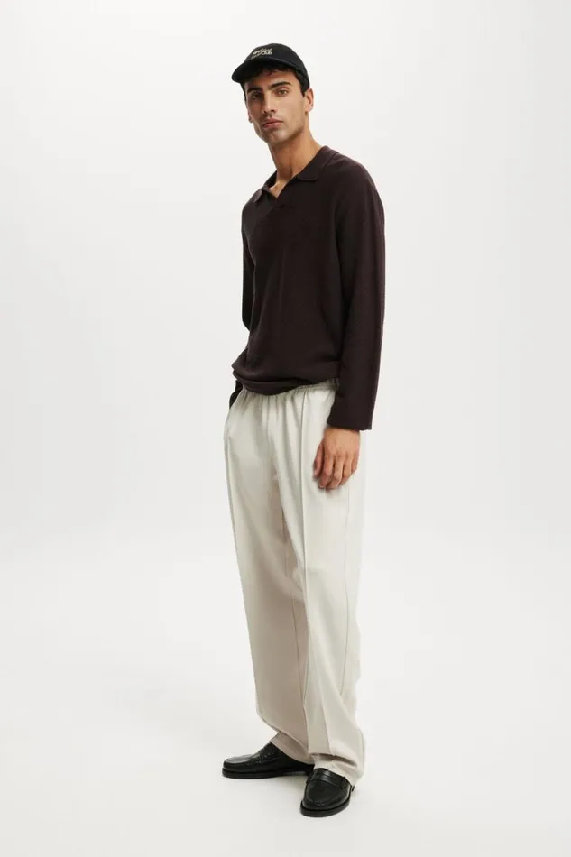 Cotton On Sweats and Hoodies Tricot Relaxed Track Pant Light Stone 8211 Men