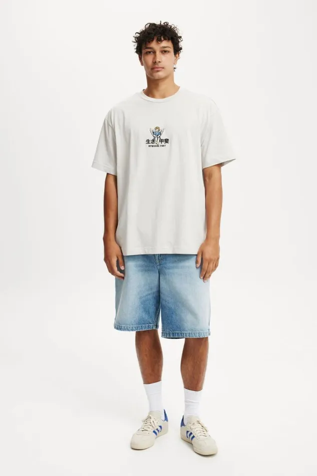 Cotton On Tees and Tanks Box Fit Graphic TShirt Smokenowhere Fast 8211 Men Cotton On Tees and Tanks Box Fit Graphic TShirt Smokenowhere Fast 8211 Men