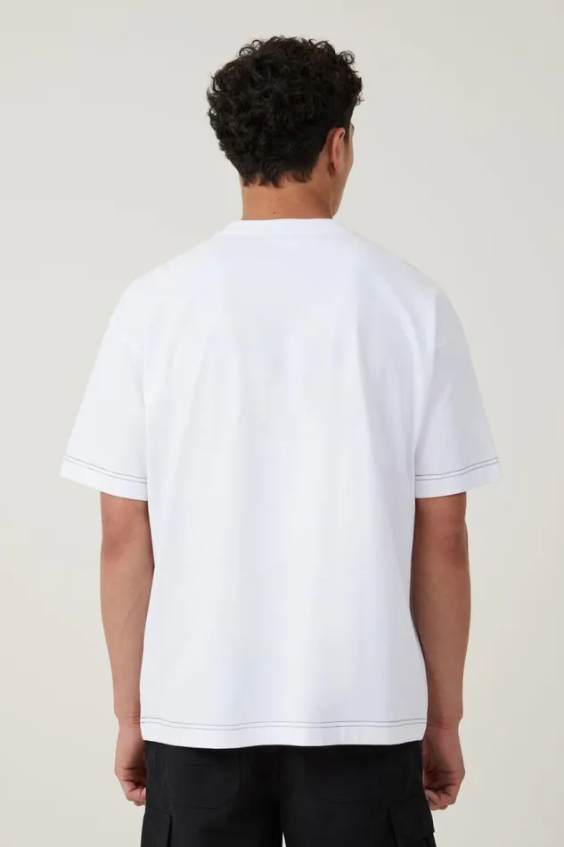 Cotton On Tees and Tanks Box Fit Pocket TShirt White Civic Contrast 8211 Men Cotton On Tees and Tanks Box Fit Pocket TShirt White Civic Contrast 8211 Men