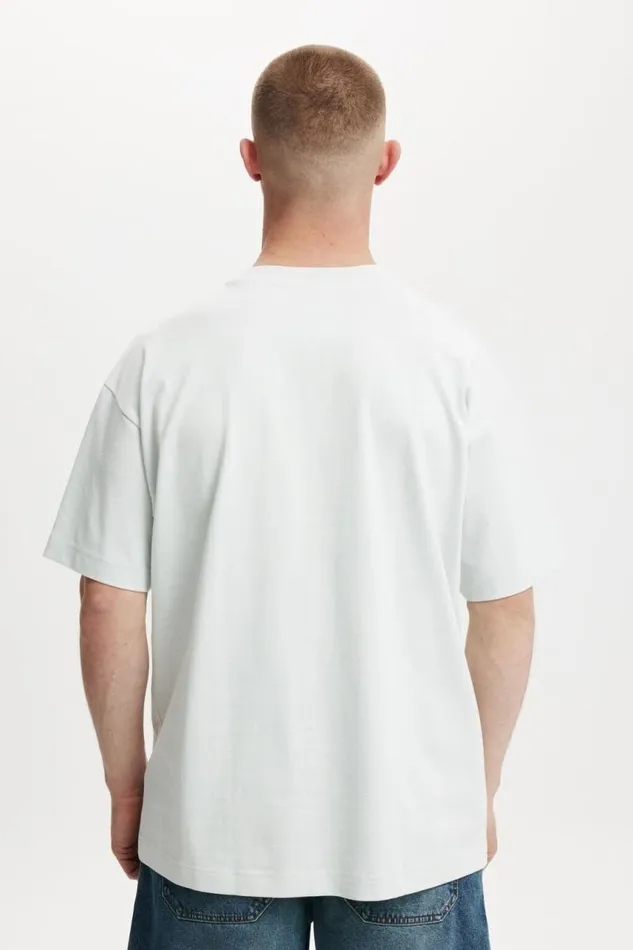 Cotton On Tees and Tanks Box Fit TShirt Baby Blue 8211 Men Cotton On Tees and Tanks Box Fit TShirt Baby Blue 8211 Men