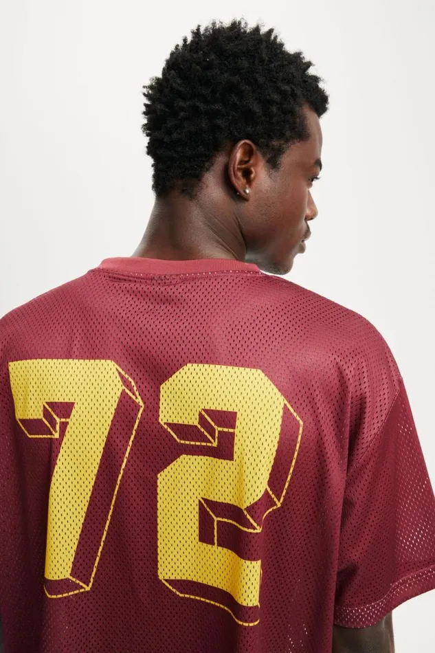 Cotton On Tees and Tanks Football Jersey Burgundynyc Stars 8211 Men Cotton On Tees and Tanks Football Jersey Burgundynyc Stars 8211 Men