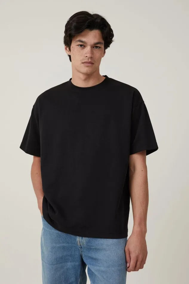 Cotton On Tees and Tanks Hyperweave TShirt Black 8211 Men
