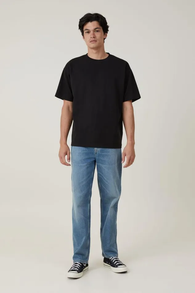 Cotton On Tees and Tanks Hyperweave TShirt Black 8211 Men Cotton On Tees and Tanks Hyperweave TShirt Black 8211 Men