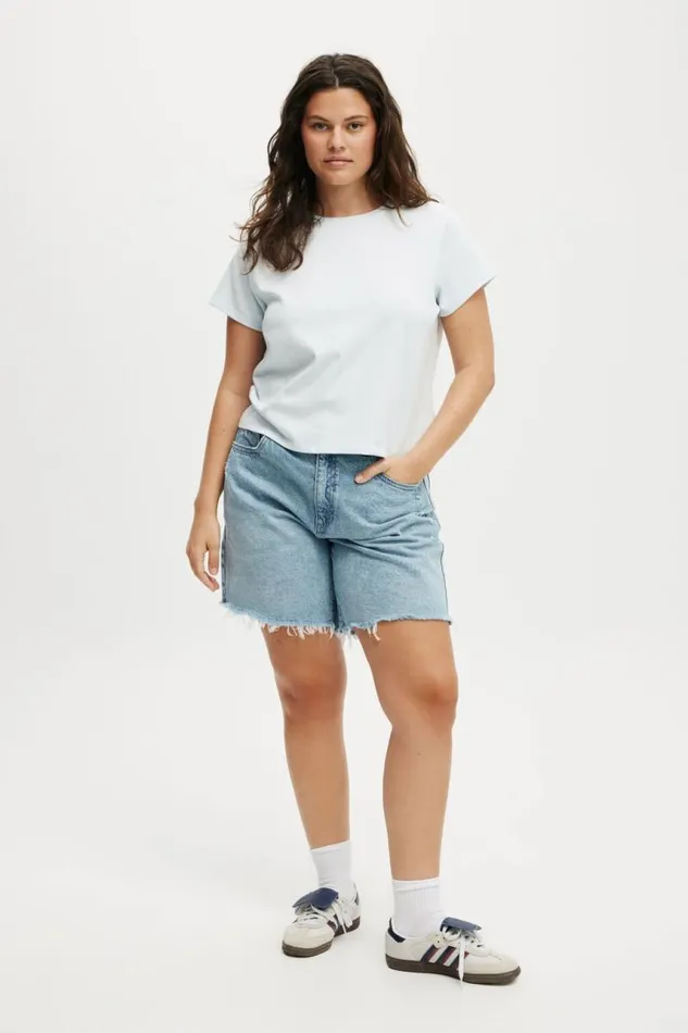 Cotton On Tops 90S Baby Tee Sea Mist 8211 Women