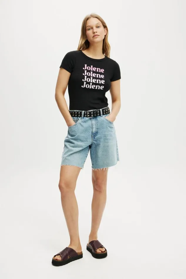 Cotton On Tops Fitted Graphic Pointelle Lcn Longline Tee Lcn Dol Dolly Joleneblack 8211 Women Cotton On Tops Fitted Graphic Pointelle Lcn Longline Tee Lcn Dol Dolly Joleneblack 8211 Women