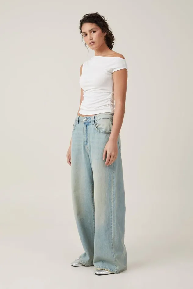 Cotton On Tops Gabby Off The Shoulder Tank Natural White 8211 Women