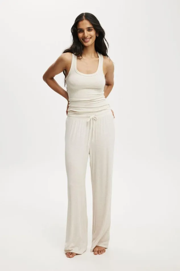 Cotton On Tops Sleep Recovery Racer Back Tank Top Cream Marle 8211 Women Cotton On Tops Sleep Recovery Racer Back Tank Top Cream Marle 8211 Women