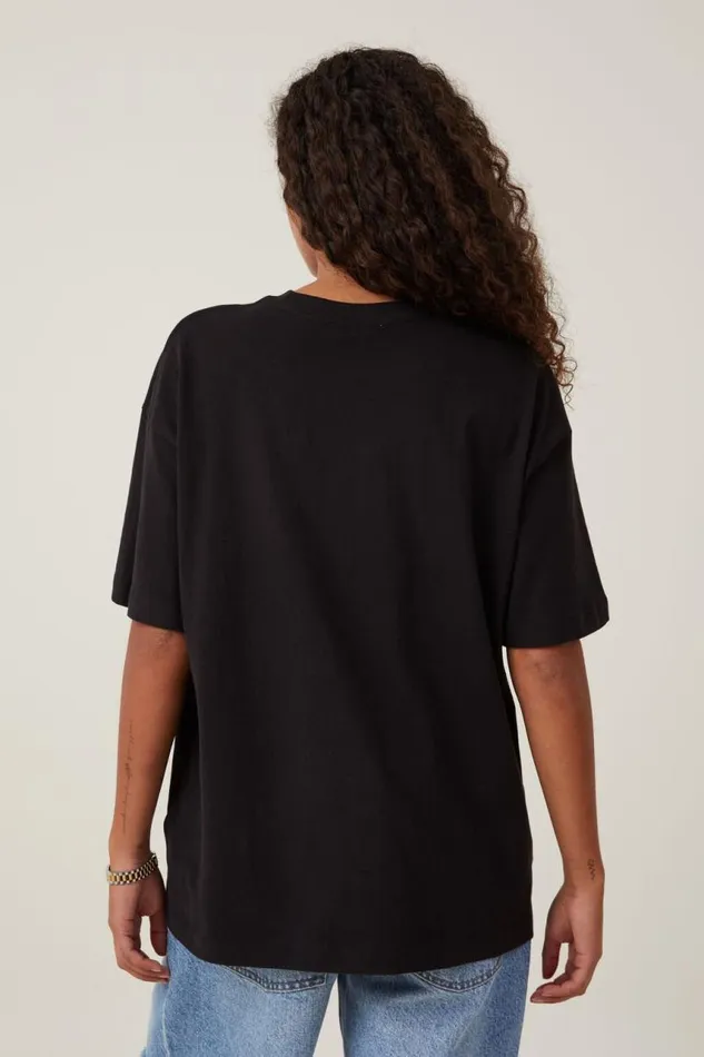 Cotton On Tops The Boxy Oversized Tee Black 8211 Women