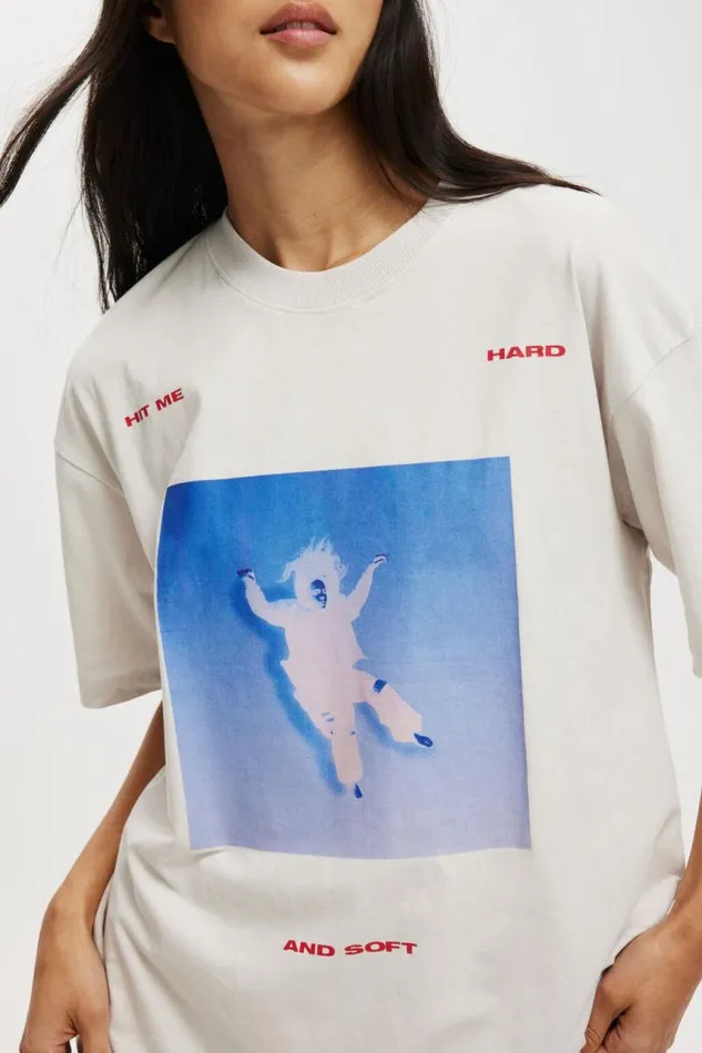 Cotton On Tops The Lcn Music Boxy Graphic Tee Lcn Br Billie Eilish Box Grey Haze 8211 Women Cotton On Tops The Lcn Music Boxy Graphic Tee Lcn Br Billie Eilish Box Grey Haze 8211 Women