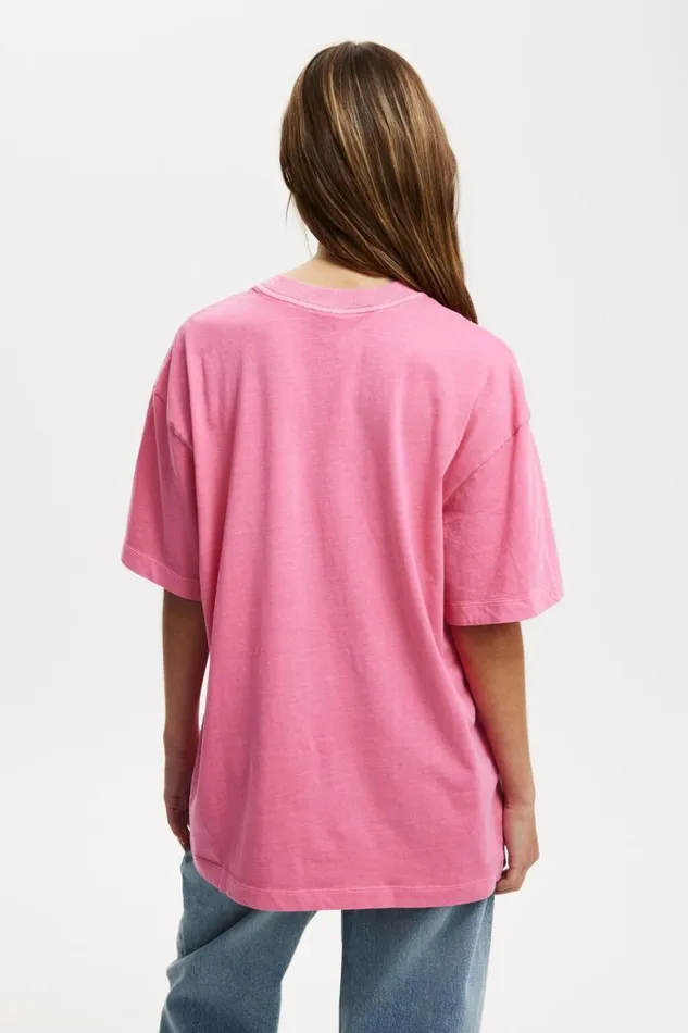 Cotton On Tops The Lcn Music Boxy Graphic Tee Lcn Mt Nirvana Smileycarmine Rose 8211 Women Cotton On Tops The Lcn Music Boxy Graphic Tee Lcn Mt Nirvana Smileycarmine Rose 8211 Women