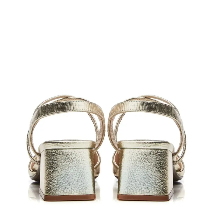 Court Shoes Women Moda In Pelle Caydence Gold Lizard