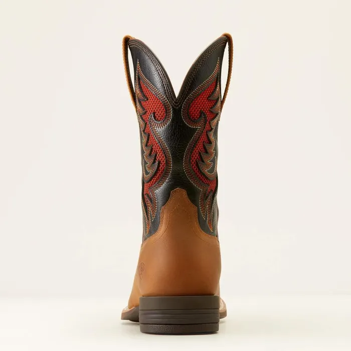 Cowpuncher VentTEK Cowboy Boot Sorrel Crunchblack Deertan Men Ariat Western Boots Cowpuncher VentTEK Cowboy Boot Sorrel Crunchblack Deertan Men Ariat Western Boots