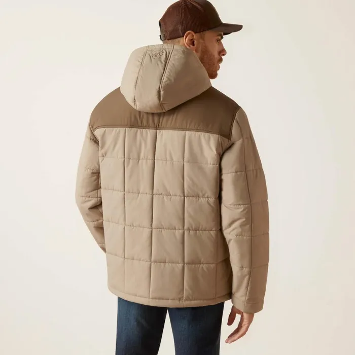 Crius Hooded Insulated Jacket Major Brownbrindle Men Ariat Jackets and Vests Crius Hooded Insulated Jacket Major Brownbrindle Men Ariat Jackets and Vests