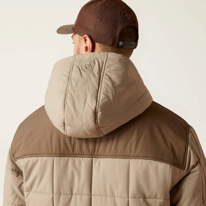 Crius Hooded Insulated Jacket Major Brownbrindle Men Ariat Jackets and Vests Crius Hooded Insulated Jacket Major Brownbrindle Men Ariat Jackets and Vests