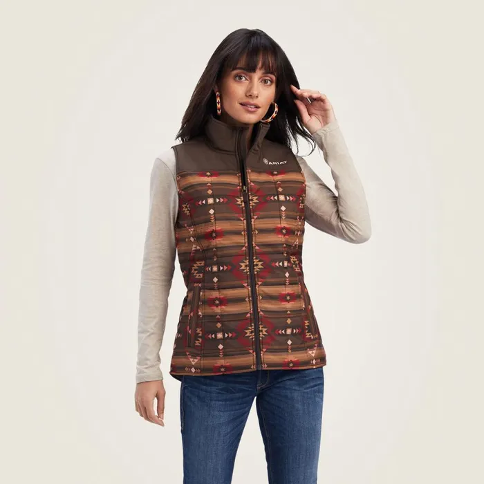 Crius Insulated Vest Canyonlands Print Women Ariat Jackets and Vests
