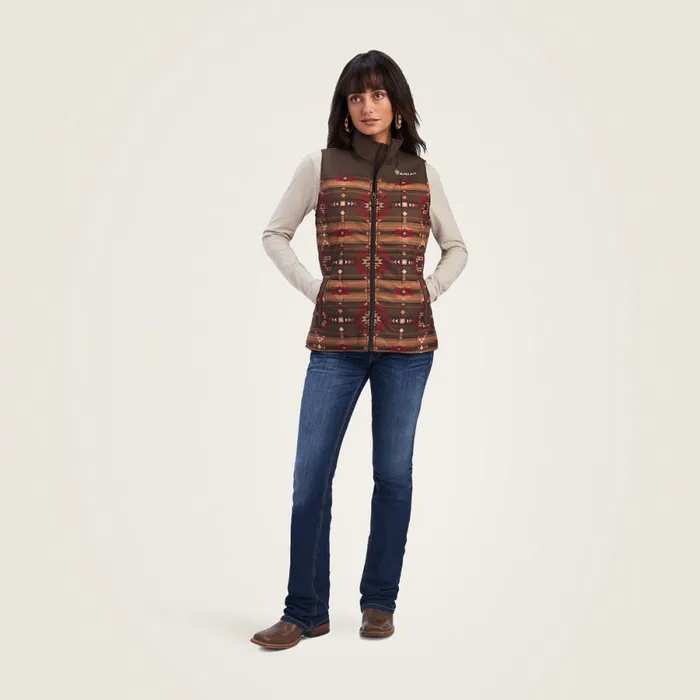 Crius Insulated Vest Canyonlands Print Women Ariat Jackets and Vests Crius Insulated Vest Canyonlands Print Women Ariat Jackets and Vests
