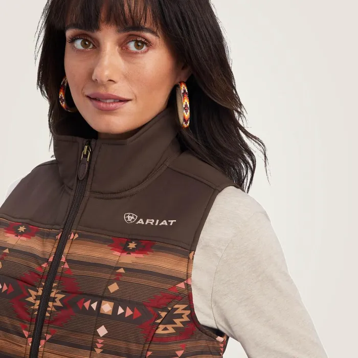 Crius Insulated Vest Canyonlands Print Women Ariat Jackets and Vests Crius Insulated Vest Canyonlands Print Women Ariat Jackets and Vests
