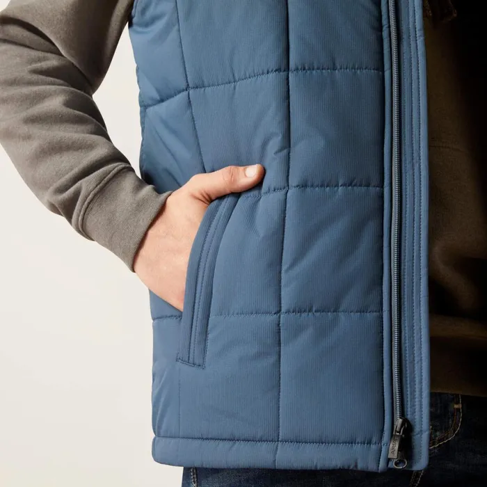 Crius Insulated Vest Steely Men Ariat Jackets and Vests Crius Insulated Vest Steely Men Ariat Jackets and Vests