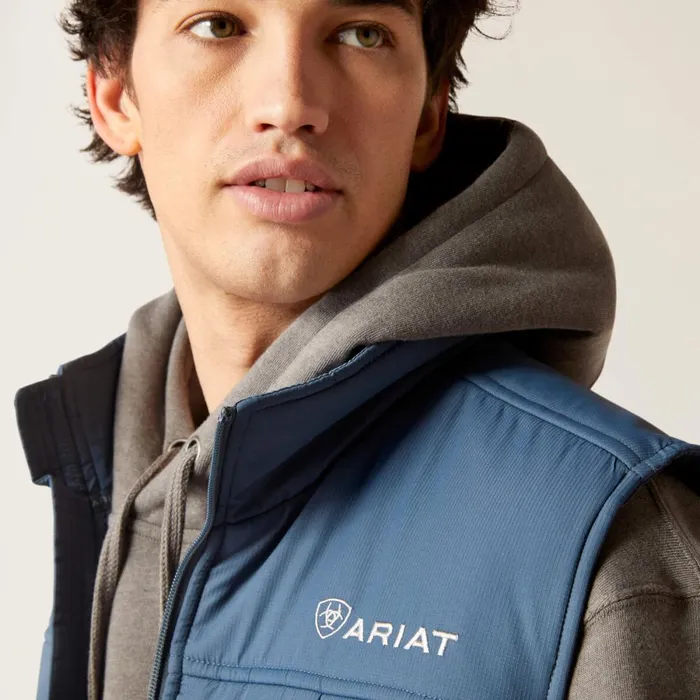 Crius Insulated Vest Steely Men Ariat Jackets and Vests Crius Insulated Vest Steely Men Ariat Jackets and Vests