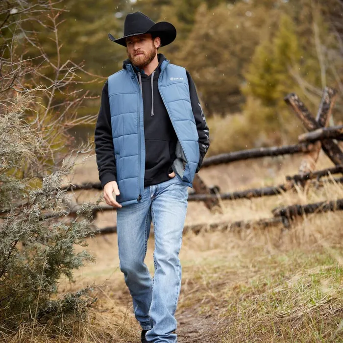 Crius Insulated Vest Steely Men Ariat Jackets and Vests Crius Insulated Vest Steely Men Ariat Jackets and Vests