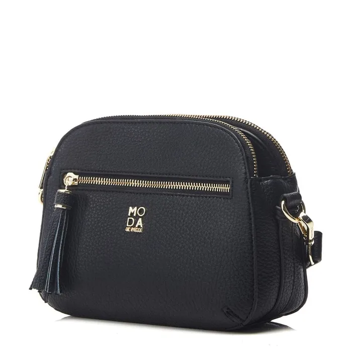 Crossbody Bags Women Moda In Pelle Aubree Bag Black Porvair