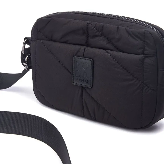 Crossbody Bags Women Moda In Pelle Azani Bag Black Nylon