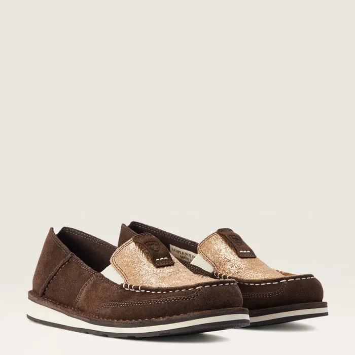 Cruiser Blanket Suede Metallic Copper Floral Women Ariat Shoes and Sneakers Cruiser Blanket Suede Metallic Copper Floral Women Ariat Shoes and Sneakers