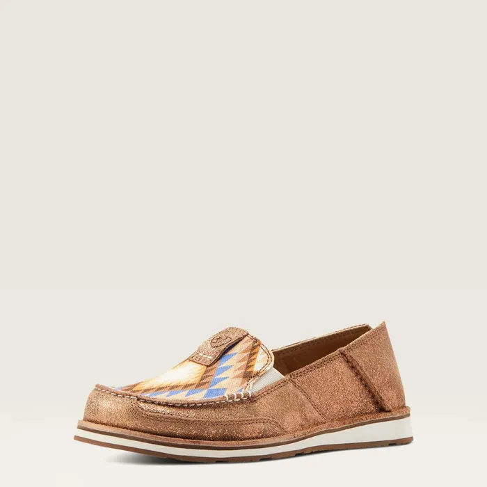 Cruiser Metallic Bronze Blanket Print Women Ariat Shoes and Sneakers