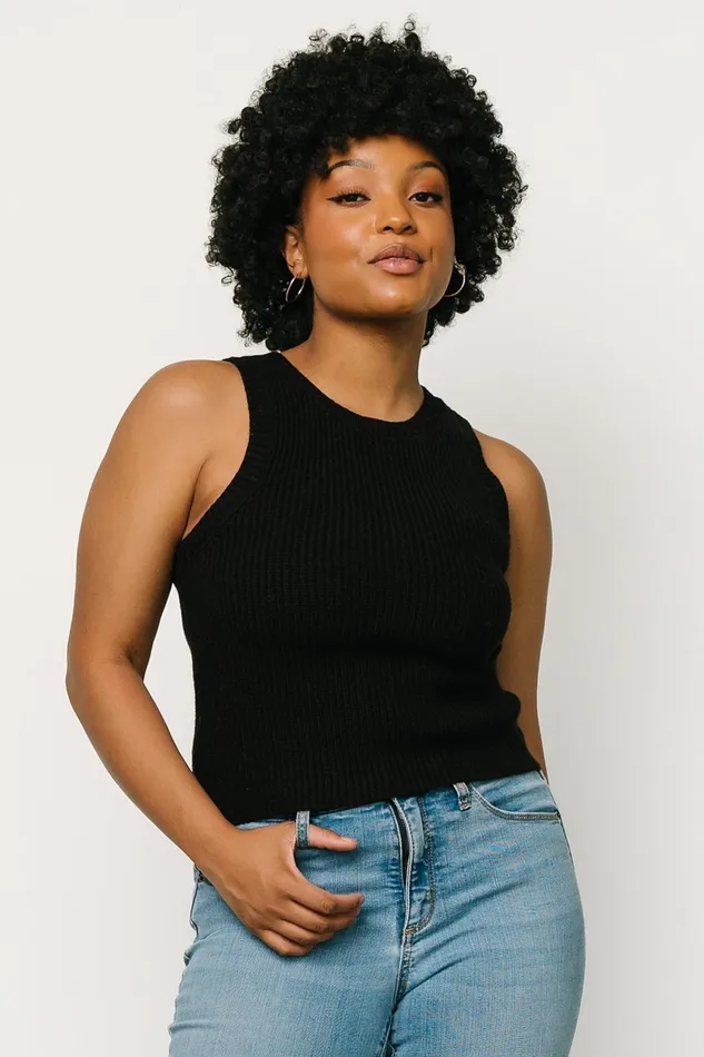 Cruz Knit Tank Top Black Women Baltic Born Blouses Shirts Cruz Knit Tank Top Black Women Baltic Born Blouses Shirts