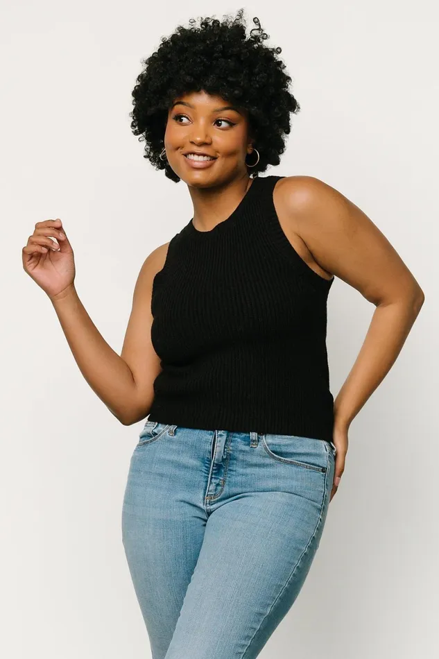 Cruz Knit Tank Top Black Women Baltic Born Blouses Shirts Cruz Knit Tank Top Black Women Baltic Born Blouses Shirts