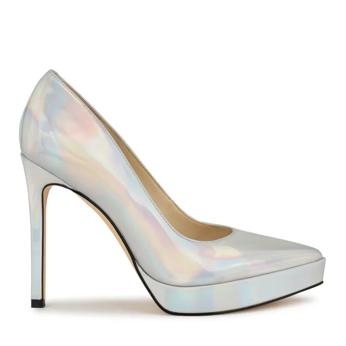 Danca Dress Pumps Silver Women Nine West Pumps