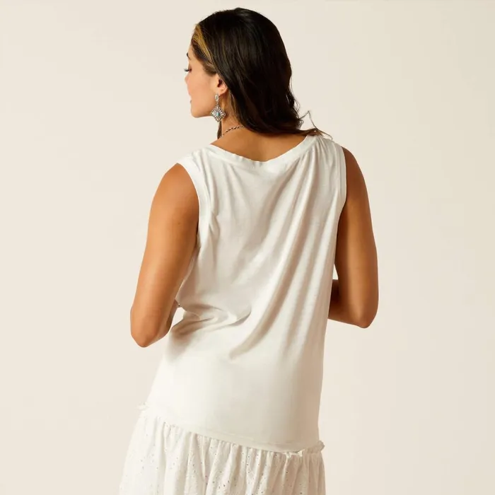 Deadwood Tank Cloud Dancer Women Ariat TShirts and Tops Deadwood Tank Cloud Dancer Women Ariat TShirts and Tops