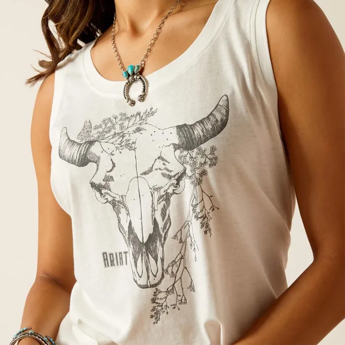 Deadwood Tank Cloud Dancer Women Ariat TShirts and Tops Deadwood Tank Cloud Dancer Women Ariat TShirts and Tops
