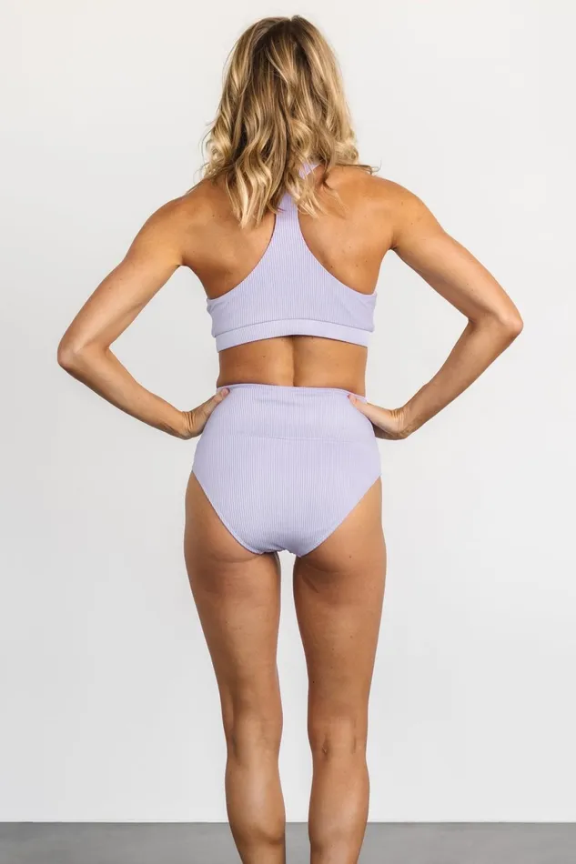 Del Mar Ribbed Bikini Bottom Lilac Women Baltic Born Bikini Del Mar Ribbed Bikini Bottom Lilac Women Baltic Born Bikini