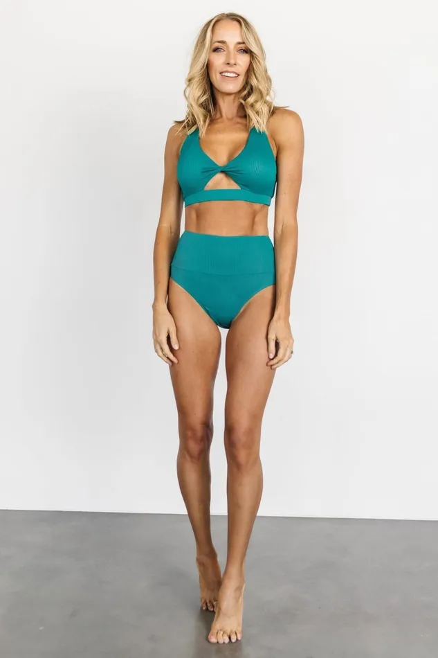 Del Mar Ribbed Bikini Top Jade Women Baltic Born Bikini Del Mar Ribbed Bikini Top Jade Women Baltic Born Bikini