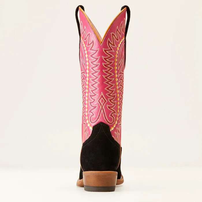 Derby Monroe Western Boot Black Roughout Women Ariat Western Boots Derby Monroe Western Boot Black Roughout Women Ariat Western Boots