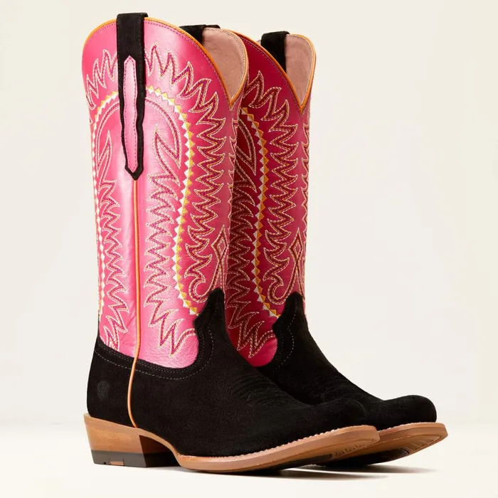 Derby Monroe Western Boot Black Roughout Women Ariat Western Boots Derby Monroe Western Boot Black Roughout Women Ariat Western Boots